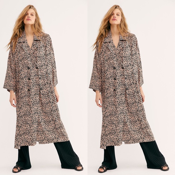 Free People leopard print Daria Shirtdress - Picture 5 of 7